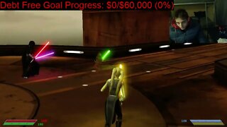 Darth Revan VS Yaddle In A Battle With Live Commentary In Star Wars Jedi Knight Jedi Academy