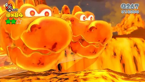 Super Mario 3D World (Wii U) | World Castle-7 Simmering Lava Lake | Episode 58