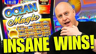 THIS IS MADNESS! 🤯 NONSTOP WINNING PLAYING HIGH LIMIT OCEAN MAGIC SLOTS