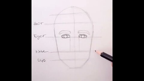How to draw portraits for beginners 😲✏️