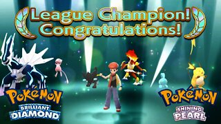 Pokemon Brilliant Diamond & Shining Pearl - ENDING - The Pokemon League Champion!