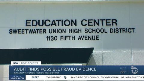 Audit of Sweetwater Union High School District finds evidence of possible fraud, misuse of funds