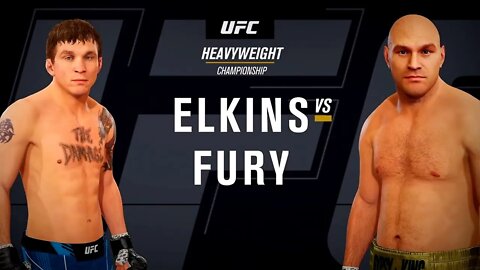EA Sports UFC 4 Gameplay Tyson Fury vs Darren Elkins