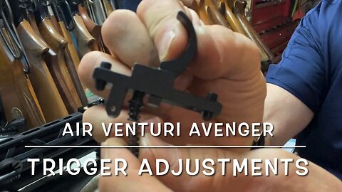 Air Venturi Avenger trigger adjustment from a creepy 3+ lbs to 9oz. Glass smooth!