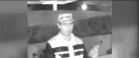 Caught on Camera: Man steals surveillance camera in Las Vegas