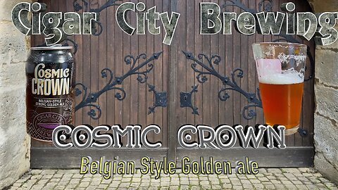 Divine Nectar: Revelations from Cigar City's Cosmic Crown Belgian Golden #beerreview #beerstagram