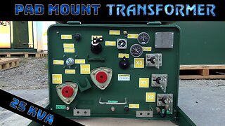 25 KVA Pad Mount Transformer - 19920V Primary, 240/120V Secondary