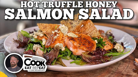 Hot Truffle Honey Salmon Salad | Blackstone Griddles
