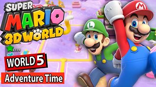 Super Mario 3D World - Gameplay walkthrough 100% - World 3 - No Commentary