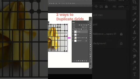 Duplicate Grid Layer #painting #photoshoppainting #art #photoshop #drawing