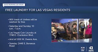 Free laundry for LV residents