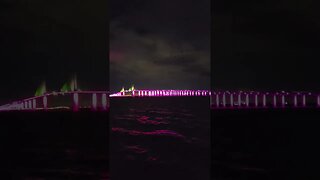 Tampa Bay Bridge Lights!