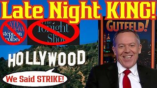 Greg Gutfeld Last Man Standing As Late Night Shows Go Dark! | Writers Strike Hollywood Shutdown