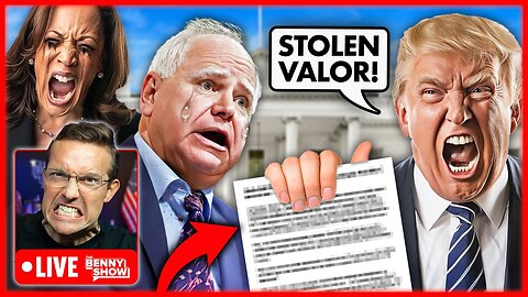 PANIC: Tim Walz STOLEN VALOR Scandal Goes NUCLEAR | New DAMNING Evidence | Out as Kamala’s VP?