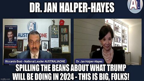 Dr. Jan Halper-Hayes: Spilling the Beans About What Trump Will Be Doing In 2024