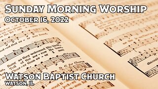 2022 10 16 Worship Service