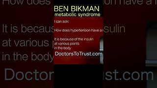 Ben Bikman. Metabolic syndrome