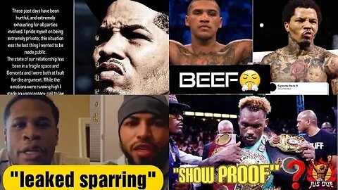 TANK DAVIS NAME CLEARED⁉️ CONOR BENN BEEF😤 HANEY & GARCIA LEAKED SPARRING #TWT