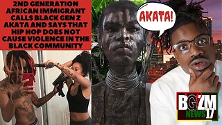 2nd Generation African Immigrant Calls Black Gen Z AKATA & Says That Hip Hop DOES NOT Cause Violence