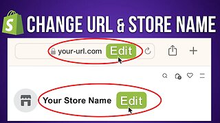 Change Your Shopify Store Name & URL 2023 Fast