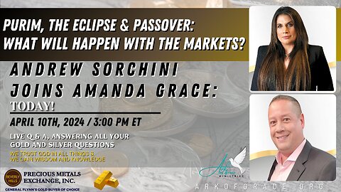 Andrew Sorchini & Amanda Grace: Purim, the Eclipse & Passover: What Will Happen with the Markets?