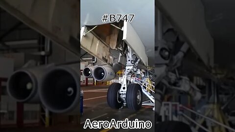 Massive Jumbo #B747 Gear Swing Test #Aviation #Flying #AeroArduino