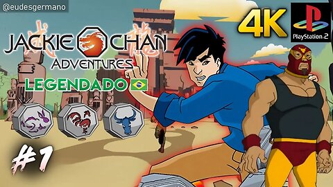 Jackie Chan Adventures (PS2) Parte 1 - Indo ao México e Enfrentando El Toro Fuerte (Legendado) [4K]