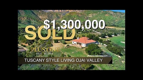 SOLD by Josh Reef | $1,300,000 Tuscany Style Living in Ojai Valley, Santa Paula, California