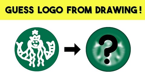 Can You Name The LOGO From The Drawings? | Logo Quiz