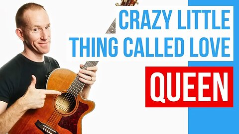 Crazy Little Thing Called Love ★ Queen ★ Guitar Lesson Acoustic Tutorial [with PDF]