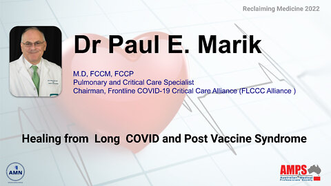 Dr Paul E. Marik - RMC2022