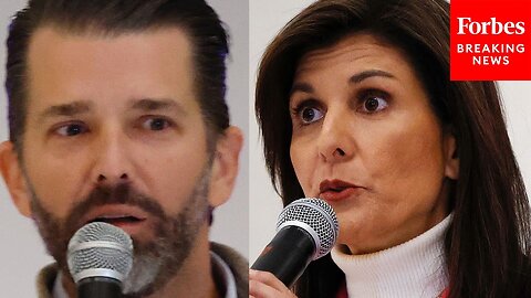 Donald Trump Jr. Calls Nikki Haley 'Basically The Same' As Hillary Clinton At Iowa Caucus Site