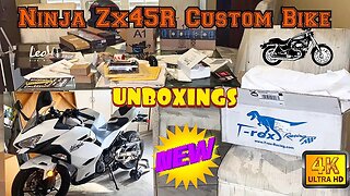 2020 NINJA 400 Build Ep# 01| UNBOXING LEOVINCE,T-REX,TST,WOODCRAFT,12V Adaptors