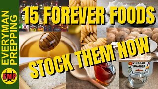 15 Foods That Will Last Forever in Your Prepper Pantry - Beat Food Shortages & Inflation