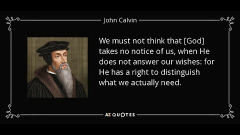 The Importance of Outward Means of Grace | Psalm 27:4 | John Calvin Sermons | Audio