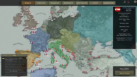 Ultimate Admirals Dreadnoughts: Austrio - Hungarian Empire!!