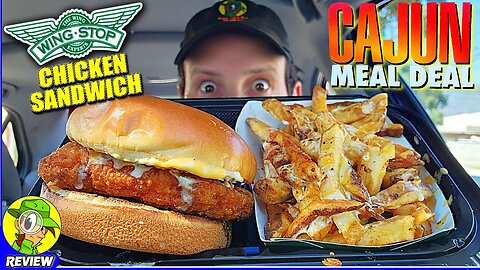 Wingstop® CAJUN MEAL DEAL CHICKEN SANDWICH Review 🛩️🌶️💰🐔🥪 ⎮ Peep THIS Out! 🕵️‍♂️