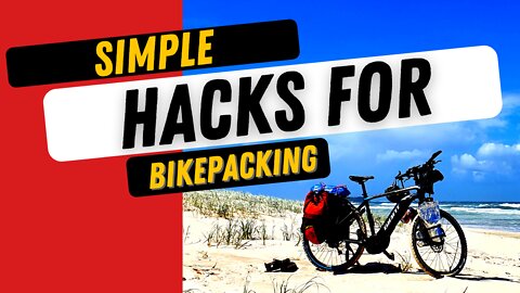 SIMPLE BIKEPACKING HACKS AND TIPS BIKEPACKING STRAPS BIKEPACKING BASICS