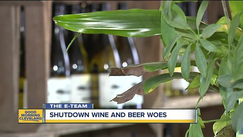 Ohio wine and beer impacted by federal shutdown