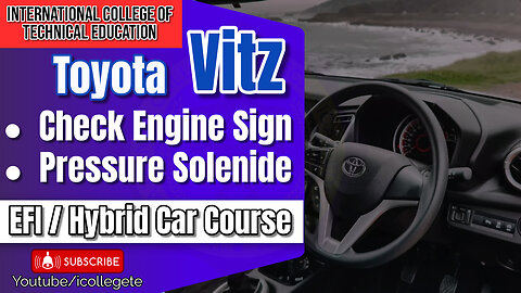 Troubleshooting Toyota Vitz Check Engine Light & Pressure Solenoid Error Diagnosis | EFI Course