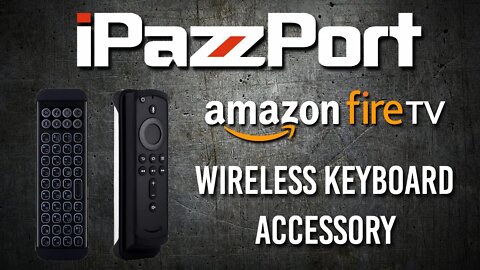 iPazzPort Mini Bluetooth Wireless Keyboard Remote - Amazon Fire TV Addon
