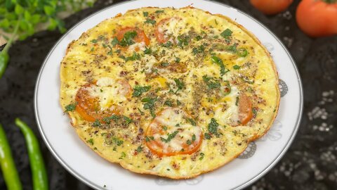 Tomato Omelette Recipe • How To Make Omelette • Egg Omelette Recipe • Cheese Breakfast Omelette