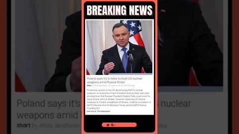 Latest Reports | Poland in talks to host US nukes amid Russia threat | #shorts #news