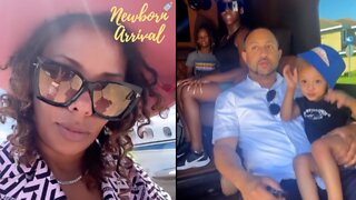 Mike Sterling & Eva Marcille Take The Kids To Disney World On A Private Jet! 🛩