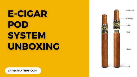 E-Cigar System Unboxing