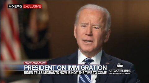 Biden: I Never Told Anyone To Come to Border After Opening The Border