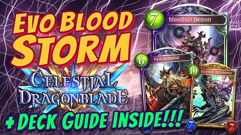 🌌 Evo Blood Storm + Deck Guide 🩸🌀 ヴァンパイア Shadowverse シャドウバース