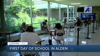 Back to school for Alden students