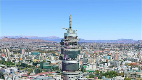 Torre Entel (Entel Tower) in Santiago, Chile