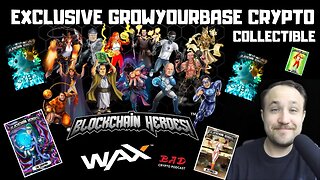 EXCLUSIVE BLOCKCHAIN HEROES CRYPTO COLLECTIBLE ON WAX